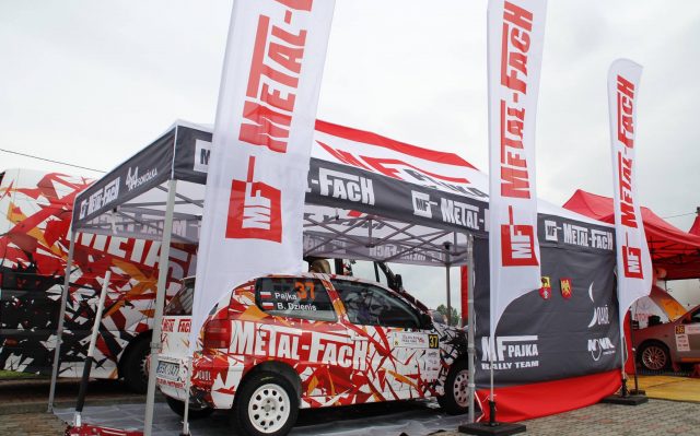 Windery dla Metal-Fach Pajka Rally Team Flagi windery, bowflag