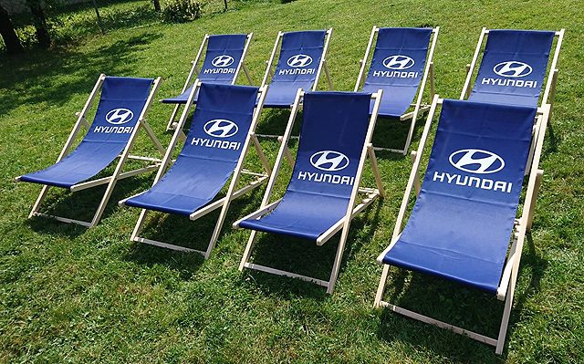 Leżaki dla Hyundai Leżaki reklamowe