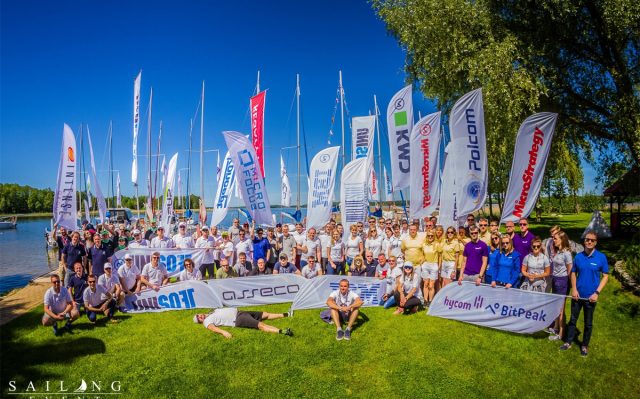 Flagi windery dla Sailing Event Flagi reklamowe